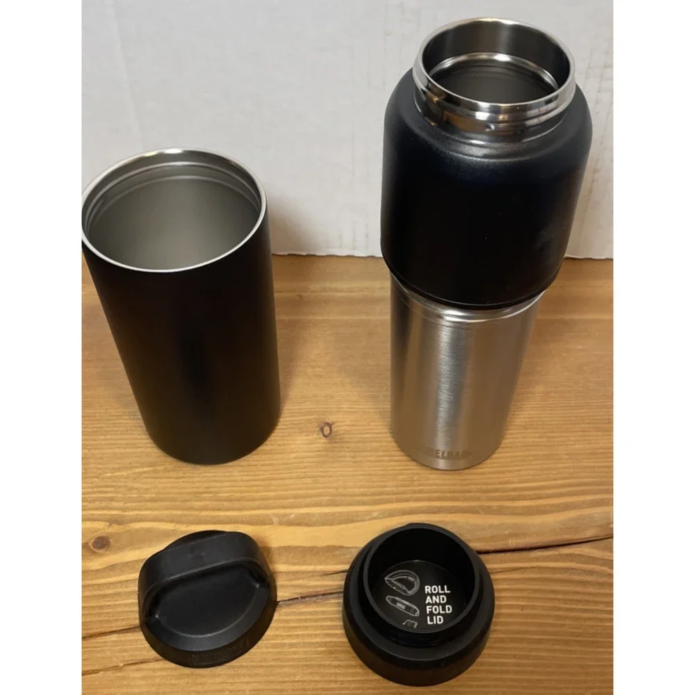 CamelBak 22oz/16oz MultiBev Vacuum Insulated Stainless Steel Water Bottle Black